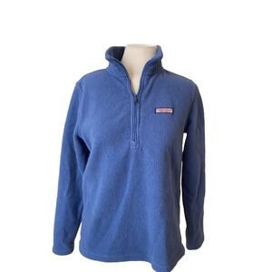 Vineyard Vines Jacket  XS Fleece Pull Over‎ 1/4 Zip  Blue Old Money